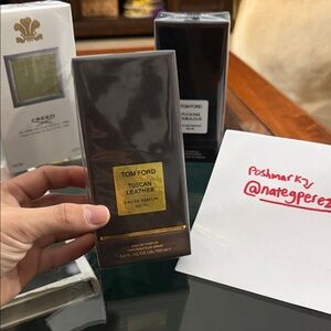 Tom Ford Tuscan Leather Fragrance with Gold Label